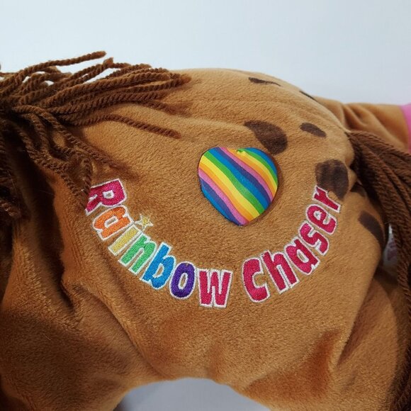 Lisa Frank Rainbow Chaser 22" Brown Horse Plush Vintage 1990's - Picture 4 of 13